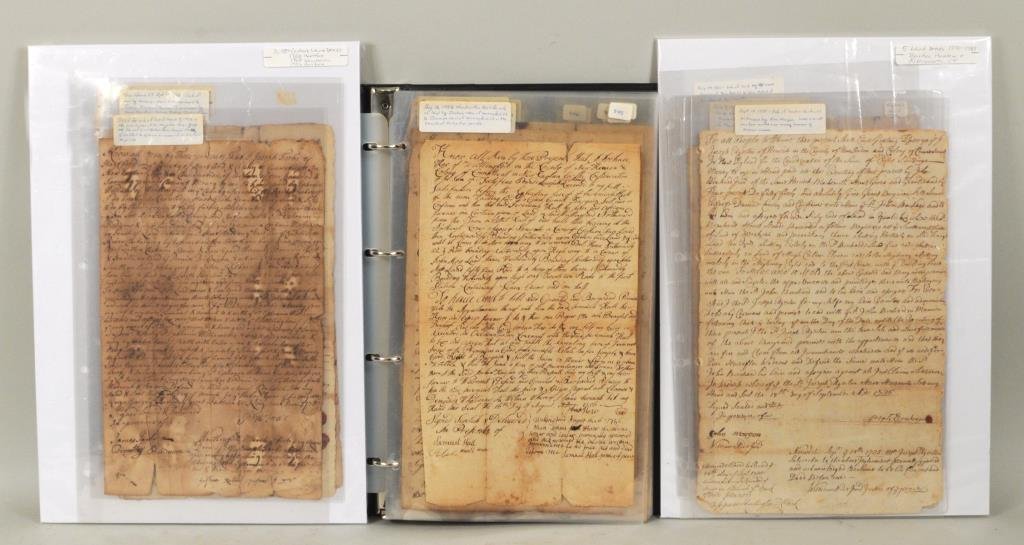 Group 31 Connecticut Land Deeds, 18th Century (1 of 5)