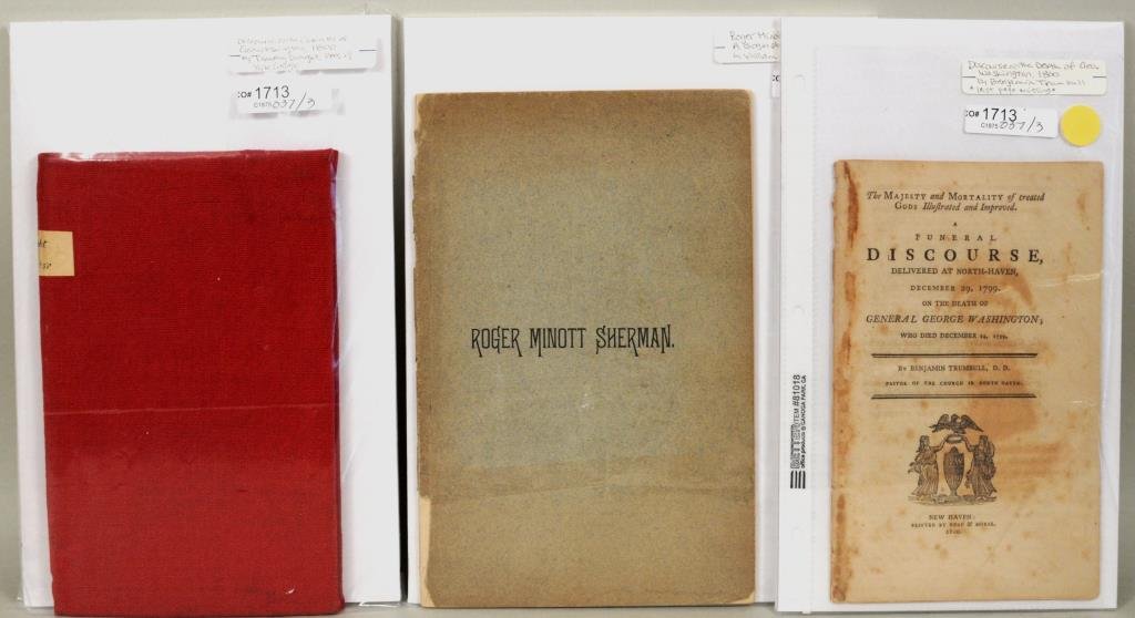 Three Bound Historical Pamphlets, 1800-1882 (1 of 4)