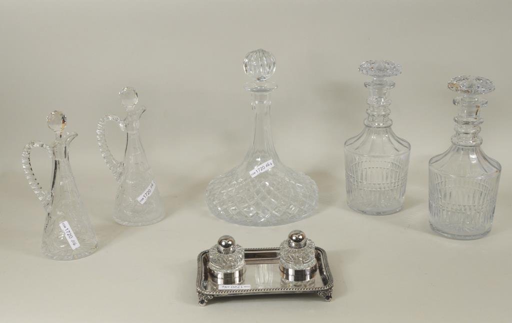 Group Cut and Pressed Glass (1 of 4)