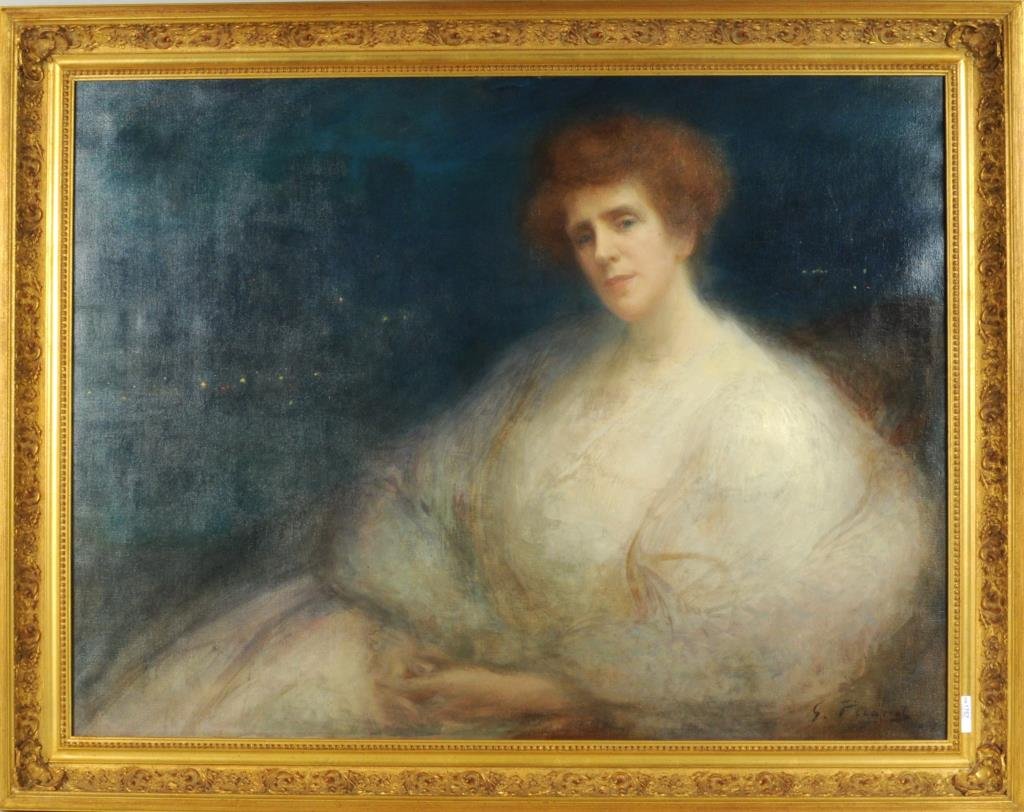 George Picard "Portrait Alberta Macleod Leggitt" O/C (1 of 6)