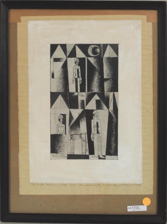 Edw J. Stevens "The Jungle: Forms On Village Farm" (1 of 1)