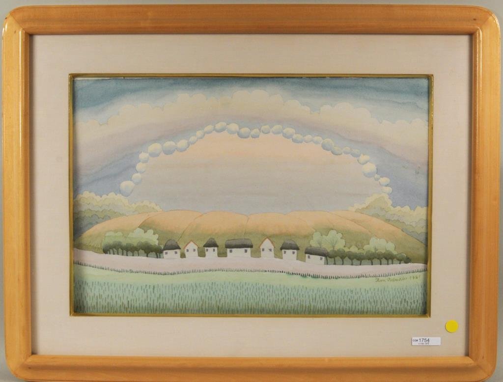 Ivan Rabuzin "Dawn" Watercolor (1 of 5)