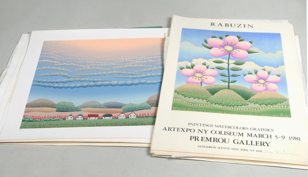 Group of Ivan Rabuzin Lithographs (1 of 2)