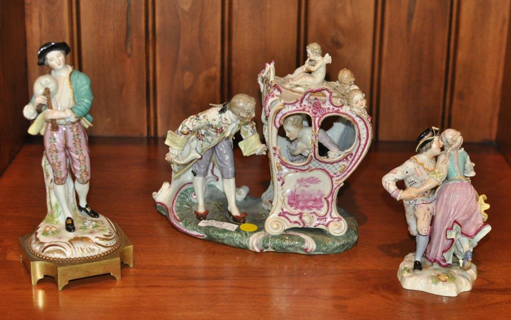 Three Continental Porcelain Groups (1 of 3)