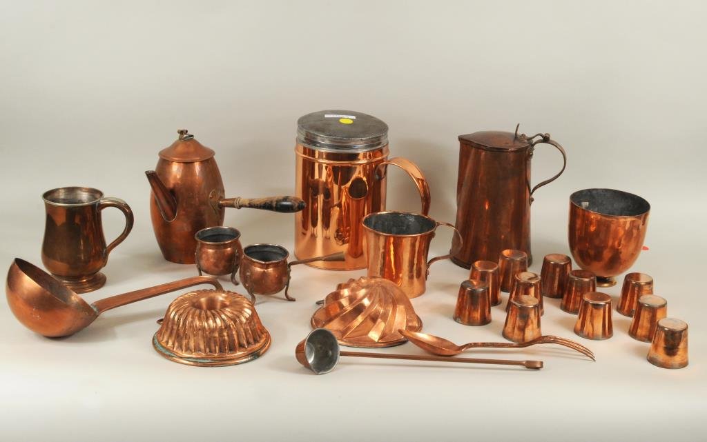 Group Copper Kitchen Items (1 of 5)