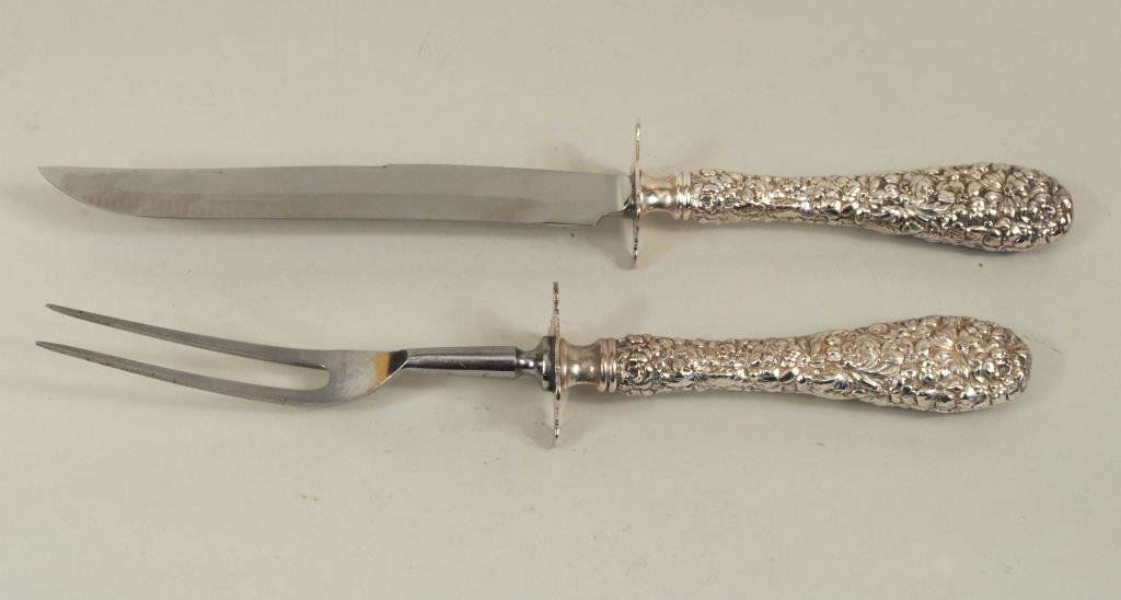Steiff Sterling Silver Handled Carving Set (1 of 4)