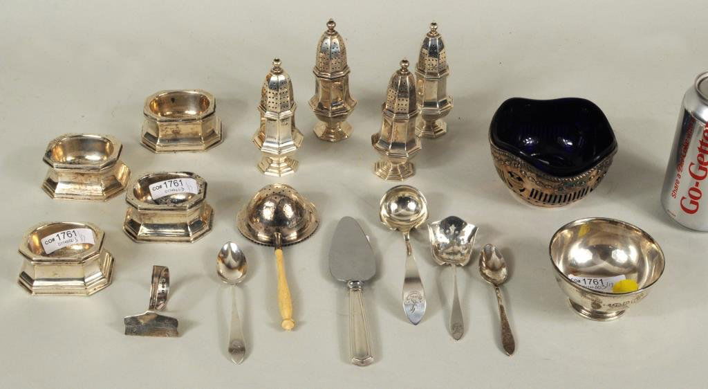 Group Small Sterling Silver Dining Articles (1 of 8)
