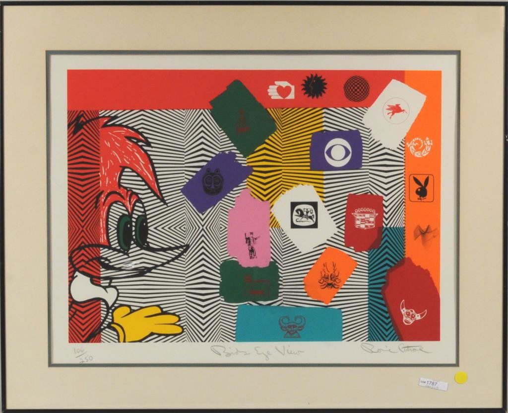 Ronnie Cutrone "Birds Eye View" Lithograph (1 of 4)