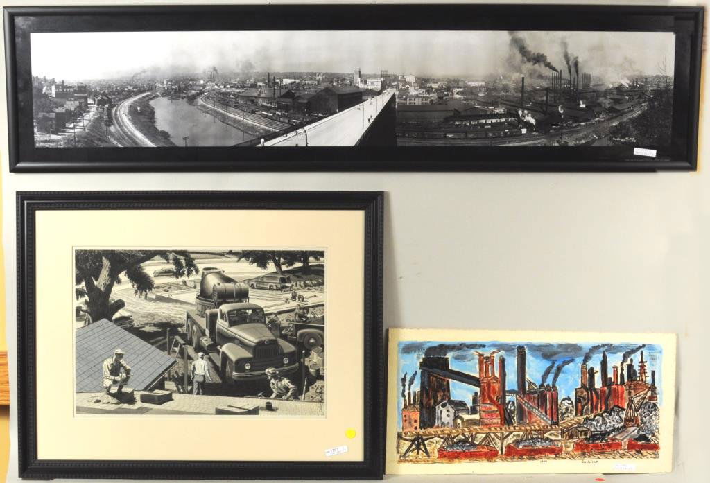 Three Industrial Themed Artworks (1 of 10)