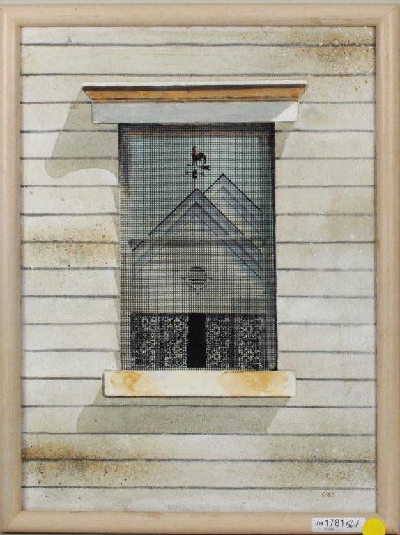 Walter Cade III "Window" Mixed Media On Canvas (1 of 5)