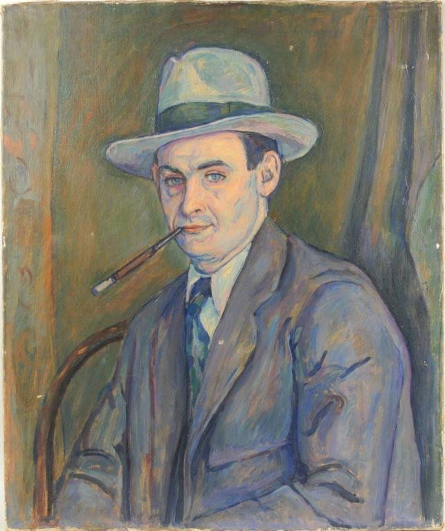 Joseph B. Grossman "Male Portrait" Oil On Canvas (1 of 4)