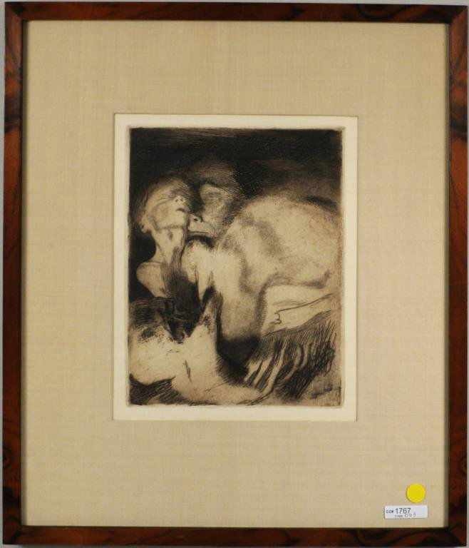K. Kollwitz "Death & Mother Struggling Over Child" (1 of 4)