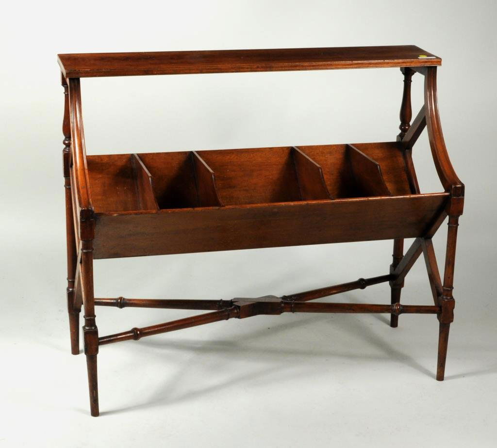 Regency Style Mahogany Bookstand (1 of 5)