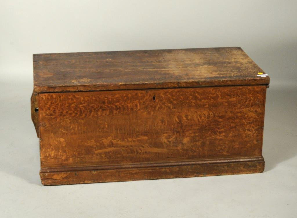 Folk Art Grain Painted Chest (1 of 5)