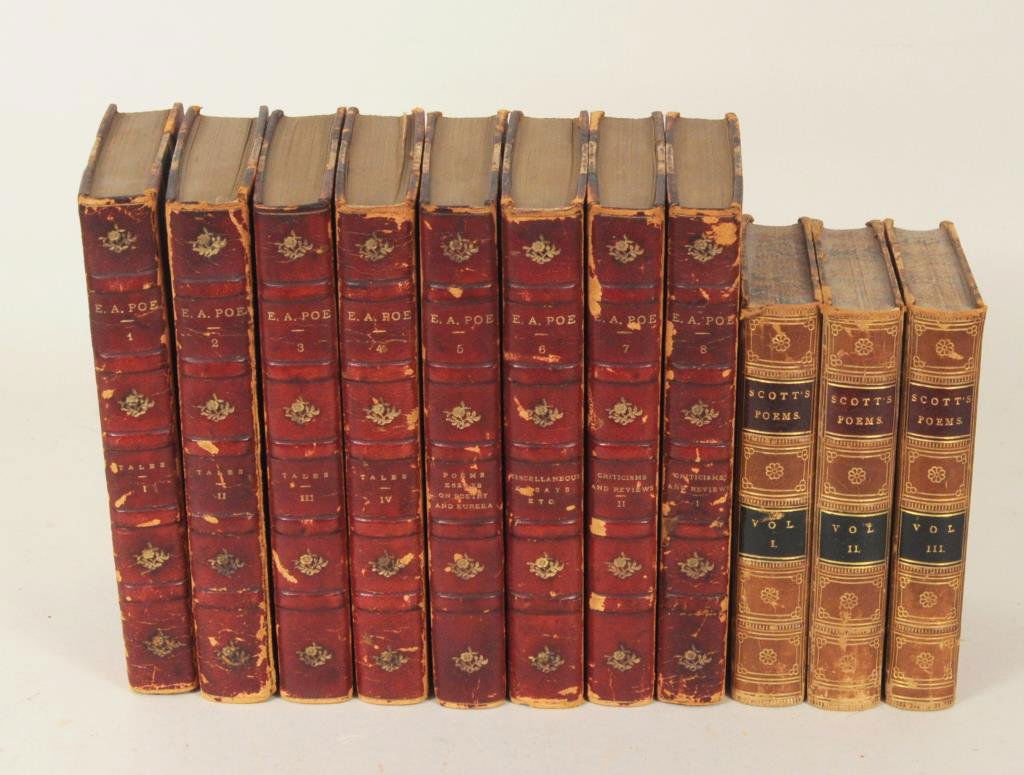 Group 11 Books by Edgar Allen Poe and Walter Scott (1 of 7)