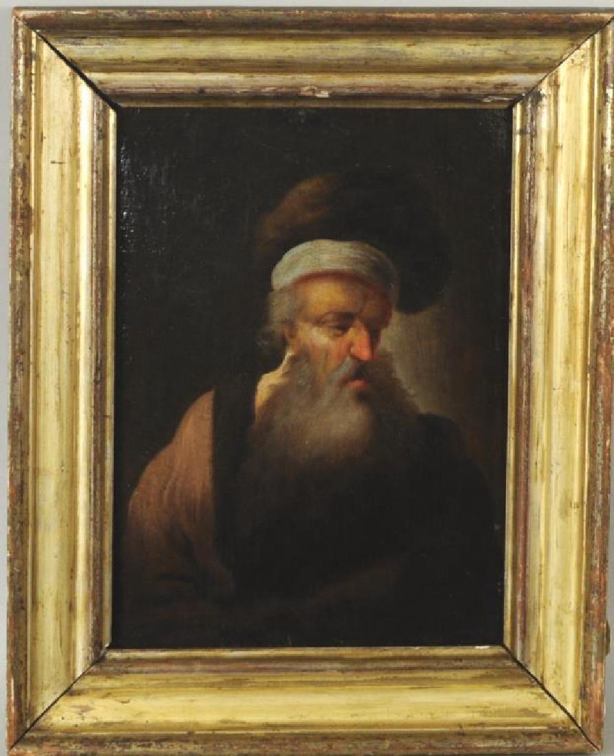 Dutch School Portrait Of An Elderly Man O/P (1 of 4)
