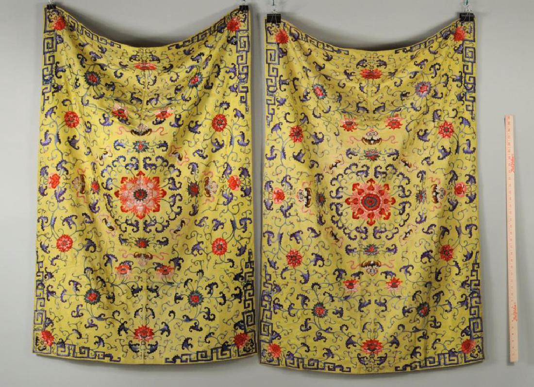 Pair Chinese Embroidered Panels (1 of 5)