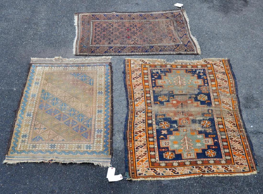 Three Small Kazak Rugs (1 of 7)
