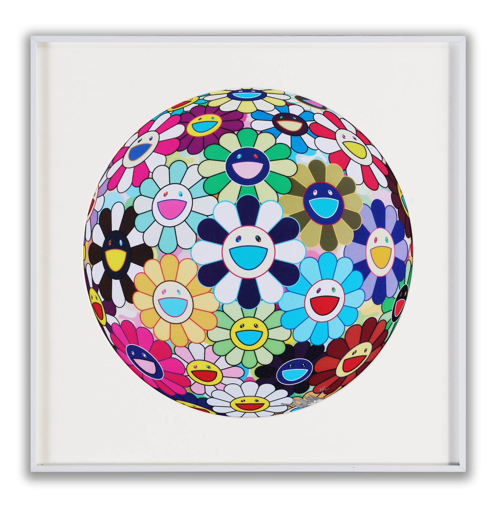 TAKASHI MURAKAMI (B.1962), OFFSET LITHOGRAPH: TAKASHI MURAKAMI (B.1962), OFFSET LITHOGRAPH Dimensions:Image Size (frame not included):13 in (33 cm Historical Significance:Takashi Murakami (born in 1962) is a contemporary Japanese a