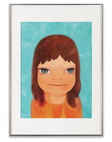 YOSHITOMO NARA (B.1959), ATTRIBUTED TO, ACRYLIC ON OIL PAINTING PAPER