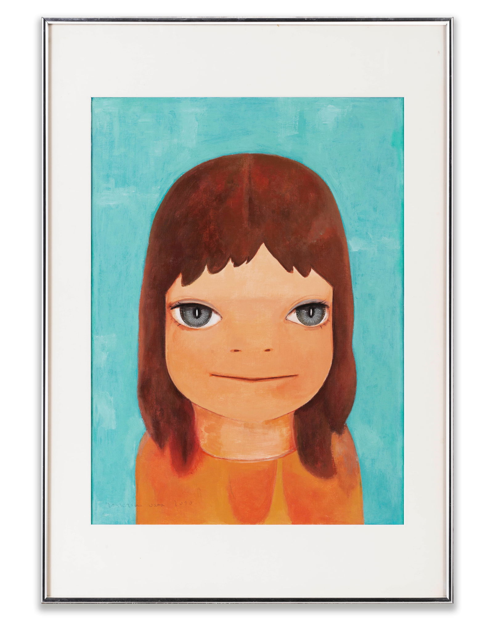 YOSHITOMO NARA (B.1959), ATTRIBUTED TO, ACRYLIC ON OIL PAINTING PAPER (1 of 4)