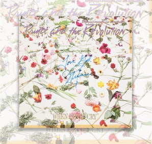 PRINCE SIGNED VINYL OF "WHEN DOVES CRY"