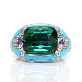 18K GOLD TOURMALINE RING