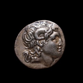 RAM'S HORN AND ATHENA SILVER COIN