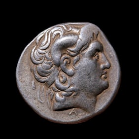 RAM'S HORN AND ATHENA SILVER COIN
