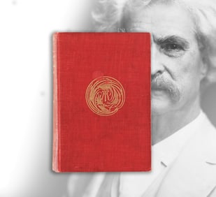 S.L. CLEMENS/MARK TWAIN SIGNED "THE ADVENTURES OF HUCKLEBERRY FINN" BOOK