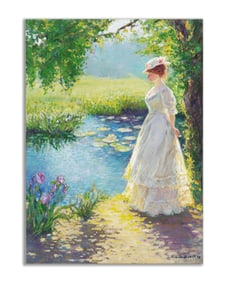 CLAUDE MONET (1840-1926), ATTRIBUTED TO ,OIL ON CANVAS