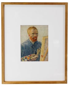 VINCENT VAN GOGH(1853-1890),"SELF-PORTRAIT BEFORE AN EASEL", LITHOGRAPH