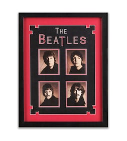 THE BEATLES SIGNED PHOTO