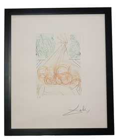 SALVADOR DAL?(1904-1989),"CYMBELINE", LITHOGRAPH, ED. 250