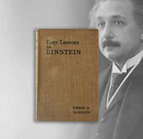 ALBERT EINSTEIN SIGNED "EASY LESSONS IN EINSTEIN" BOOK
