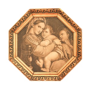 SANZIO MORGHEN,"MADONNA (AFTER RAPHAEL)", ETCHING