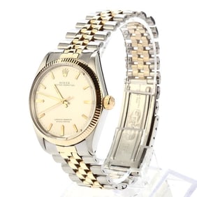 ROLEX OYSTER PERPETUAL TWO TONE WATCH