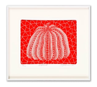 YAYOI KUSAMA (B.1932), SILKSCREEN PRINT