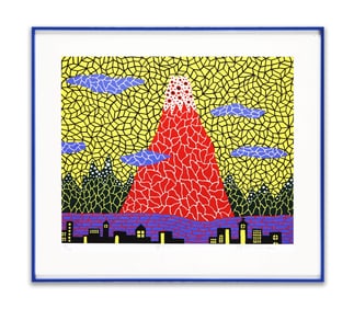YAYOI KUSAMA (B.1929), SILKSCREEN PRINT