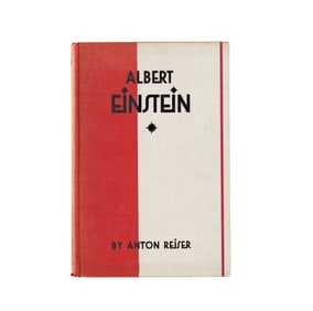 ALBERT EINSTEIN SIGNED "ALBERT EINSTEIN: A BIOGRAPHICAL PORTRAIT" BOOK