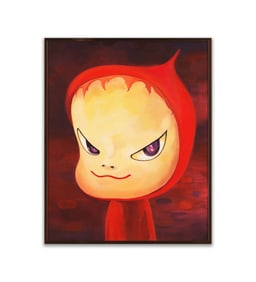 YOSHITOMO NARA (B.1959),ATTRIBUTED TO, ACRYLIC ON CANVAS