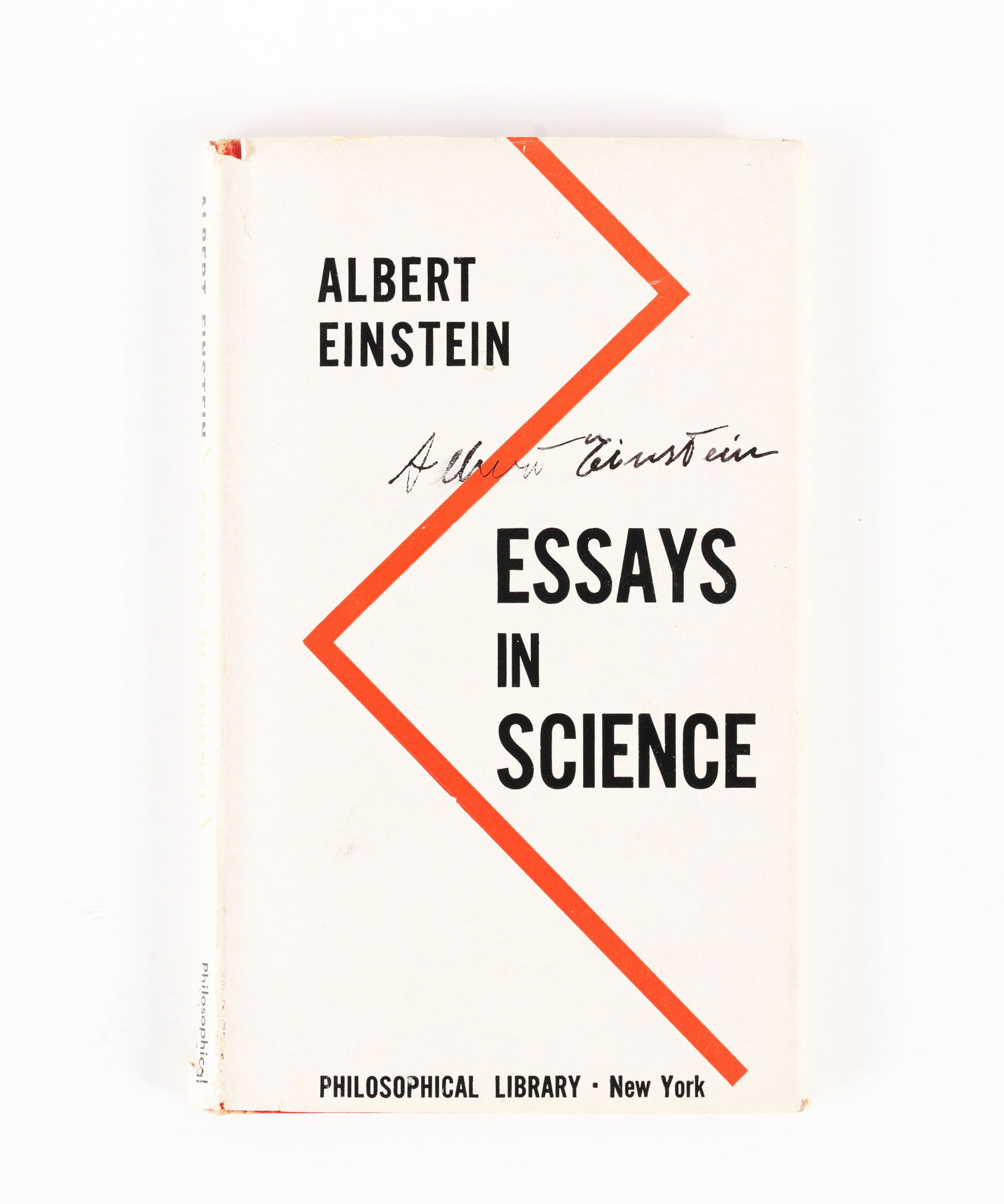 ALBERT EINSTEIN DOUBLE SIGNATURE "ESSAYS IN SCIENCE"-1934 (1 of 4)