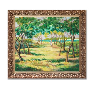 PIERRE AUGUSTE RENOIR (1841-1919),ATTRIBUTED TO ,OIL ON CANVAS