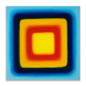 WOJCIECH FANGOR (1922-2015), ATTRIBUTED TO ,OIL ON CANVAS