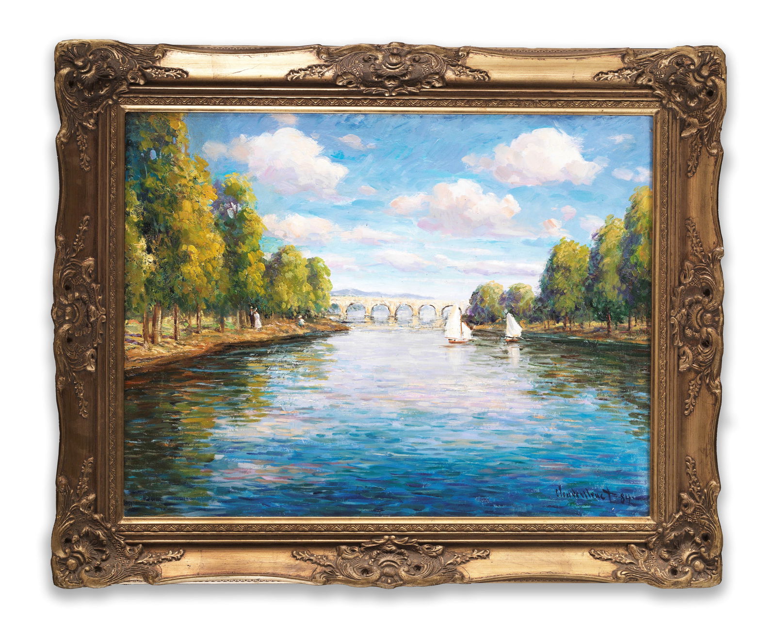 CLAUDE MONET (1840-1926),ATTRIBUTED TO ,OIL ON CANVAS (1 of 3)