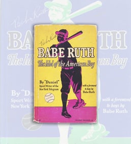 BABE RUTH SIGNED "BABE RUTH: THE IDOL OF THE AMERICAN BOY"BOOK