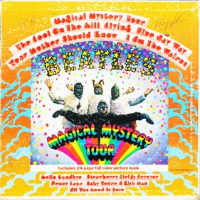 THE BEATLES SIGNED VINYL RECORD OF "MAGICAL MYSTERY TOUR"