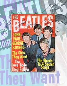 THE BEATLES SIGNED "THE BEATLES PERSONALITY ANNUAL"