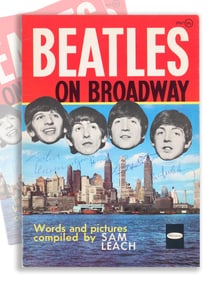 THE BEATLES SIGNED"BEATLES ON BROADWAY"