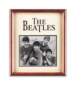 THE BEATLES SIGNED GROUP PORTRAIT